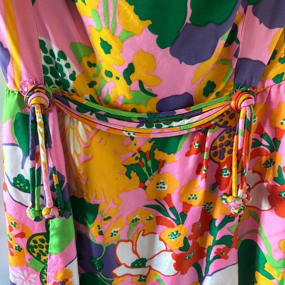 1960s Floral Dress - Picture 3 of 5